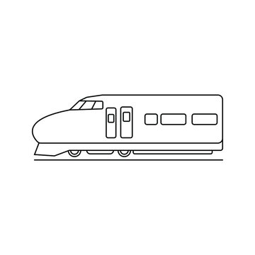 recommend clip art: train icons. transportation sign. vector illustration
