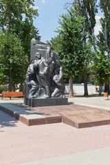 Monument to the Fighters who fell in the struggle for the establishment of Soviet power in Evpatoria in 1918-1919 in the city of Evpatoria, Crimea
