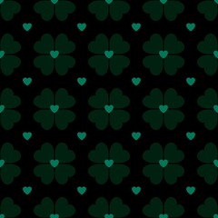 Seamless valentines pattern with hearts for postcard and gifts and cards 