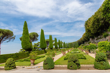 I giardini delle Ville Pontificie a Castel Gandolfo