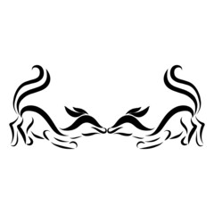 creative playful romantic squirrels with fluffy designer graceful tail love to be friends