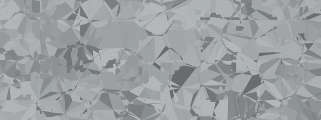 Banner abstract macro crystal geometric background texture Ultimate Gray color. Random pattern background. Texture Ultimate Gray color pattern background.