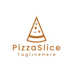 pizza slice logo design