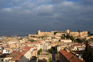 Fototapeta na wymiar view of the city of Tortosa, Tarragona province, Catalonia, Spain
