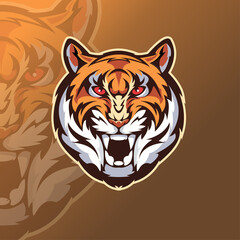 Tiger Mascot Logo Template
