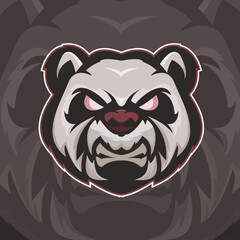 Panda Mascot Logo Template