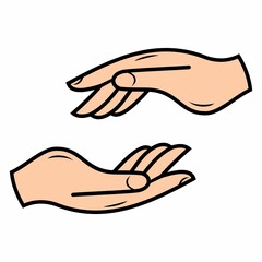 Illustration Vector Graphic of Hand Icon