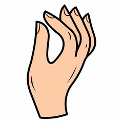 Illustration Vector Graphic of Hand Icon