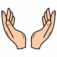 Illustration Vector Graphic of Hand Icon