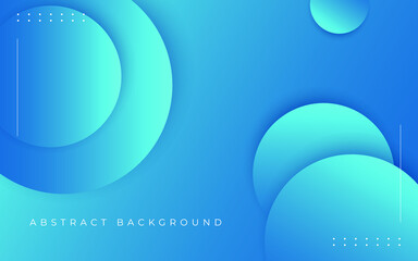 Modern blue abstract background template