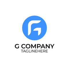 Letter G concept - modern, simple and elegant