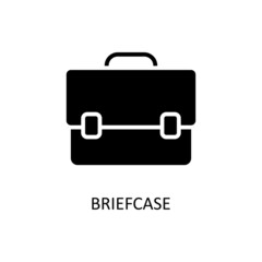 Briefcase Vector Solid Icon Design illustration. Banking and Payment Symbol on White background EPS 10 File