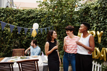 It isn't an occasion without friends