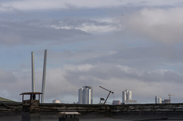 storm over the city