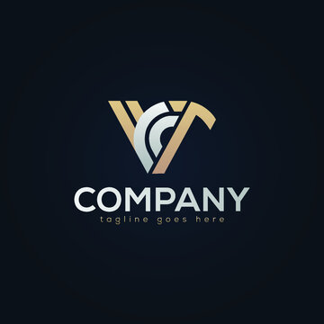 VCT Letter Monogram Logo Concept Design