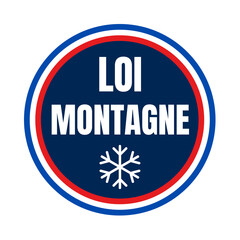 Symbole loi montagne en France