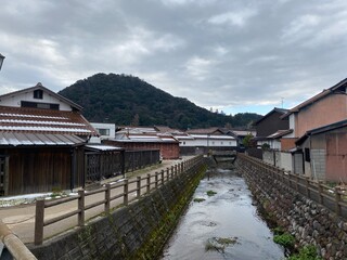 Fototapeta na wymiar 倉吉市打吹玉川伝統的建造物群保存地区　Kurayoshi,Tottori,Japan