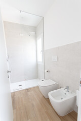 bathroom with tiles