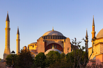 Fototapeta na wymiar Hagia Sophia Mosque Sultanahmet Istanbul, turkey
