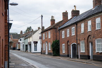 Fototapeta na wymiar A street in Loddon, Norfolk