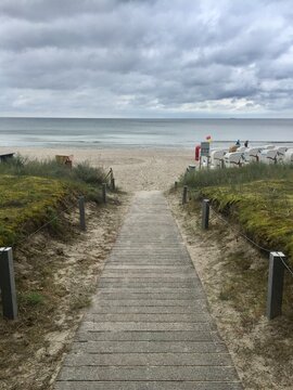 Regentag am Strand