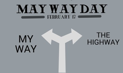 Vector graphic of world may way day for world may way day celebration. flat design. flyer design.flat illustration. February 17