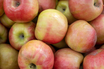 Pink Lady apples for sale at city market