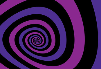 Artistic spiral shape. Vector drawing