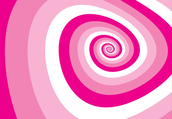 Artistic spiral shape. Vector drawing