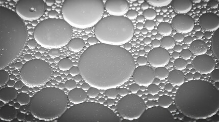 Macro oil drops in liquid