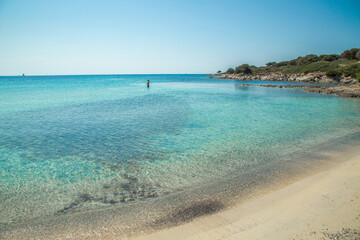 Fototapeta na wymiar Cala dell'ossario all'Asinara