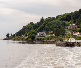 The famouis Waverley paddleboat steamer tour of Gare Loch and Loch Long from Dunoon, Scotland, UK