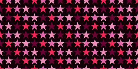 vector pattern of stylized stars for design and textile