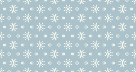 Seamless background with snowflakes, vector