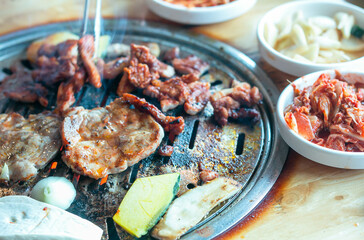 Korean Traditional Barbecue Pork Beef