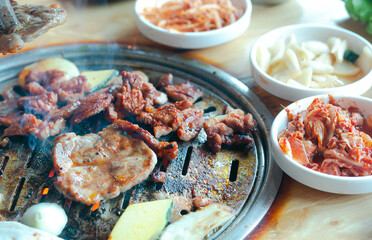 Korean Traditional Barbecue Pork Beef