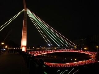 Obraz premium bridge at night