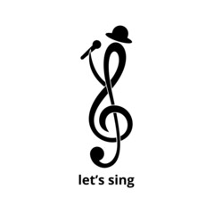 jazz music logo in black and white