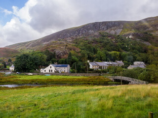 Amazing early autumn views from the Welsh Highland Railway, Wales, UK