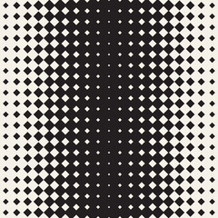 Vector seamless pattern. Repeating geometric elements. Stylish monochrome background design.