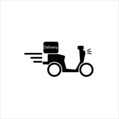 Food delivery icon vector illustration