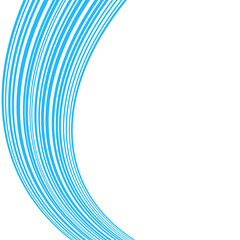 グラフィック素材　巨大な多重リング（1_5）　ライトブルー