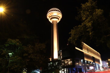 tower bridge at night