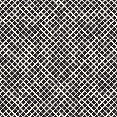 Vector seamless pattern. Repeating geometric elements. Stylish monochrome background design.