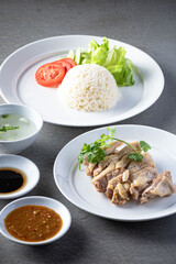 Hainanese chicken 