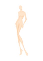 Fototapeta premium Fashion Figure Template - Fashion Croqui Mannequin