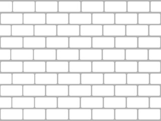 Fototapeta premium white brick wall texture background