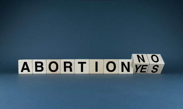 Medicine, abortion yes or no, choice concepts