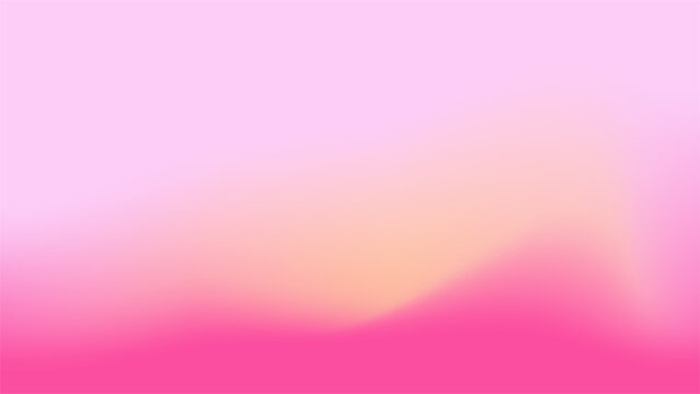Pink, white and yellow rainbow abstract gradient stock vector background. Iridescent holographic art texture. Applicable for poster, flyer, brochure, banner, website and graphic design