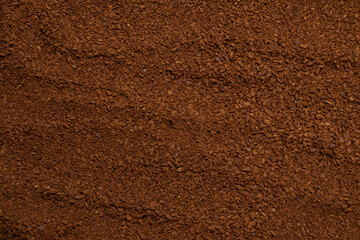 Instant coffee isolated on a background.